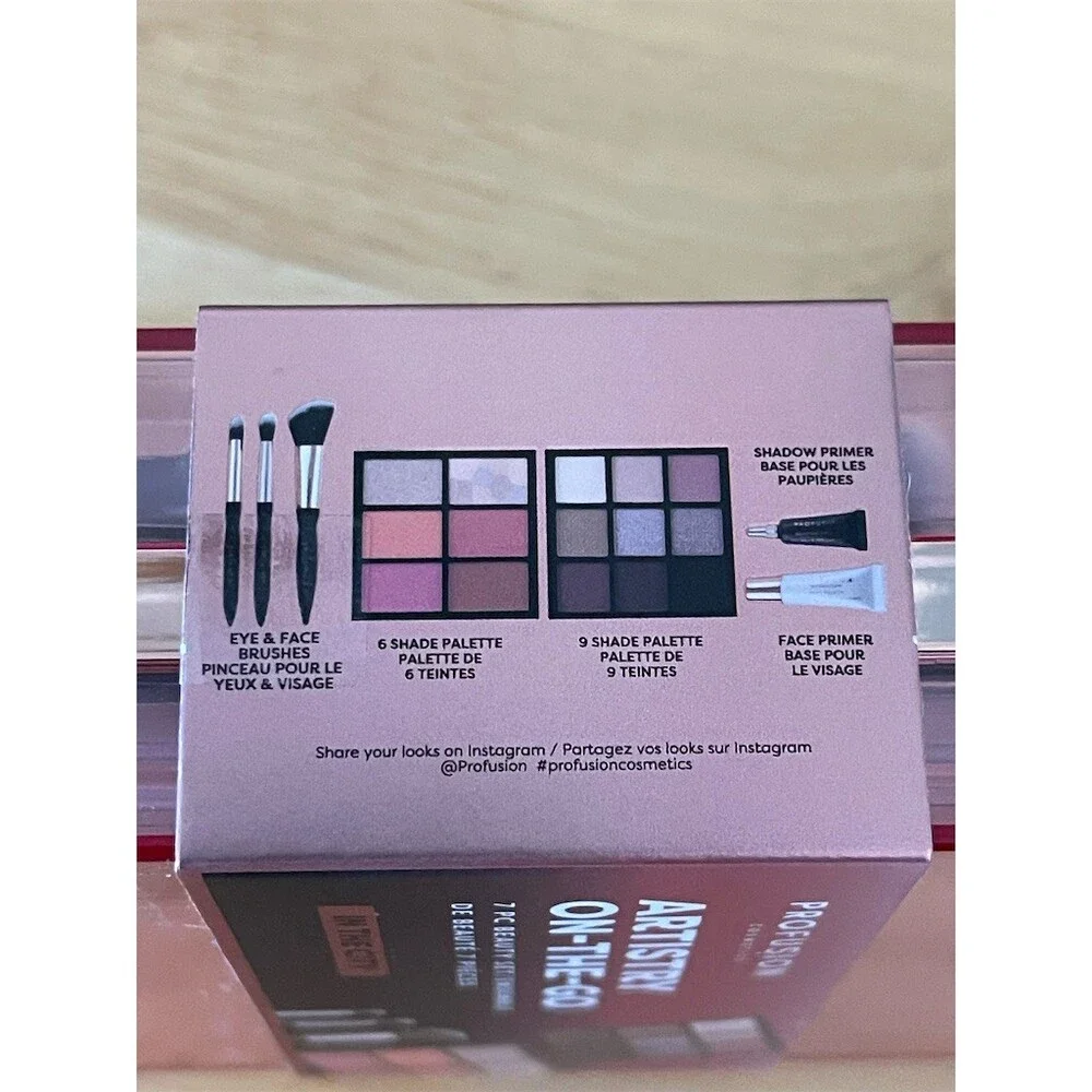 Profusion Cosmetics Artistry On-The-Go Makeup Kit In The City 7-Piece Set